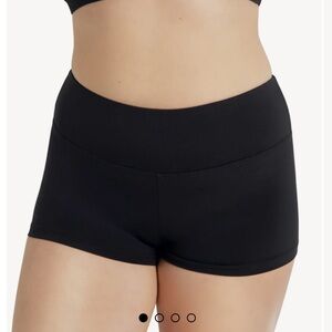 Capezio black ribbed shorts